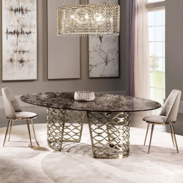 High-End-Italian-Bronze-Oval-Marble-Dining-Set-5.jpg