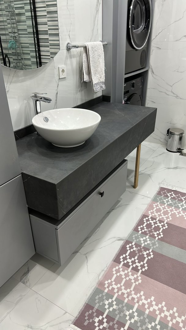 Mermer Banyo Dekorasyon | Beyaz Klima Servis | Kombi & Klima Servisi