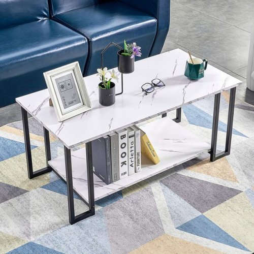 Calacatta Mermer Sehpa | Beyaz Klima Servis | Kombi & Klima Servisi