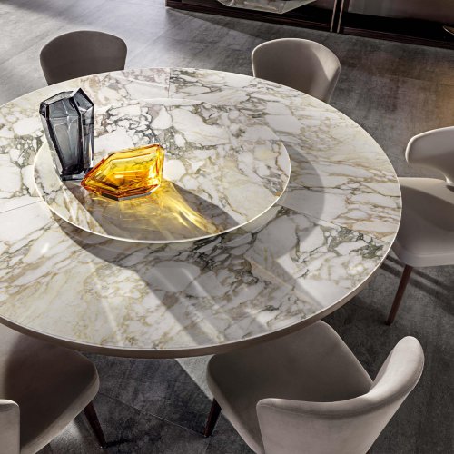 Calacatta Gold Mermer Yemek Masası 2 | Beyaz Klima Servis | Kombi & Klima Servisi