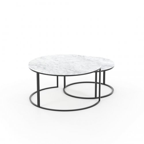 Calacatta Mermer Yan Sehpa | Beyaz Klima Servis | Kombi & Klima Servisi