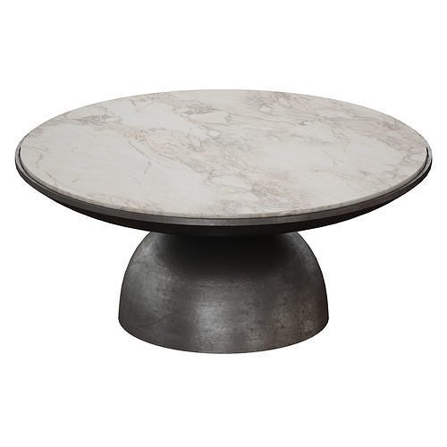 Barrel Mermer Sehpa | Beyaz Klima Servis | Kombi & Klima Servisi