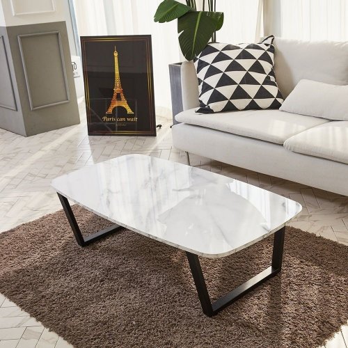 Elips Mermer Sehpa | Beyaz Klima Servis | Kombi & Klima Servisi