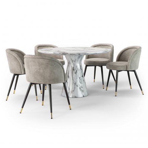 Carrara Mermer Yemek Masası | Beyaz Klima Servis | Kombi & Klima Servisi